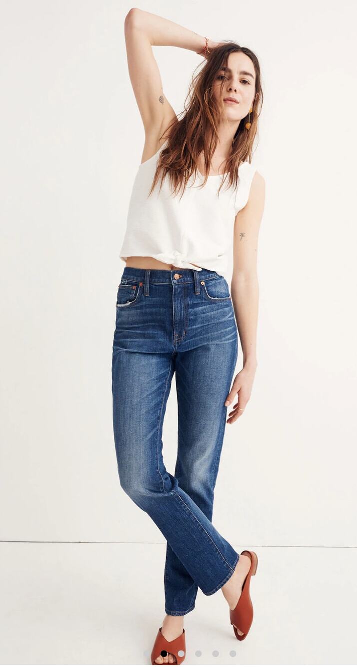 Madewell High Rise Slim Boyfriend Denim Jeans 26
